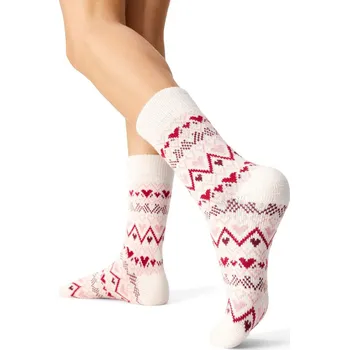 Oblečení a móda Vlnka Ponožky s ovčí vlnou Merino srdce přírodní velikost 38-39