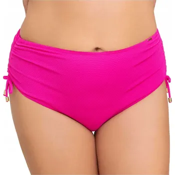 Dámské plavky Vysoké plavkové kalhotky se šňůrkami růžové CORIN DALLAS kalhotky 06404 M