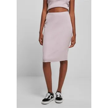 Dámská sukně Ladies Rib Knit Midi Skirt - lilac S