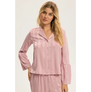Dámské pyžamo Dámské pyžamo Esotiq Cuneo - s volánky Starorůžová M