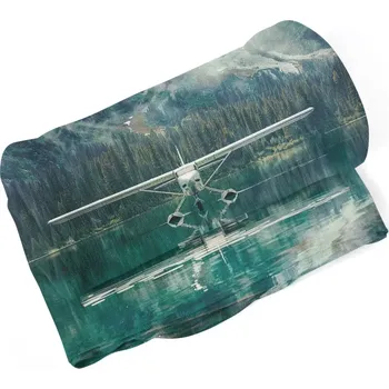 deka Sablio Deka Hydroplán na horském jezeře - 150x120 cm