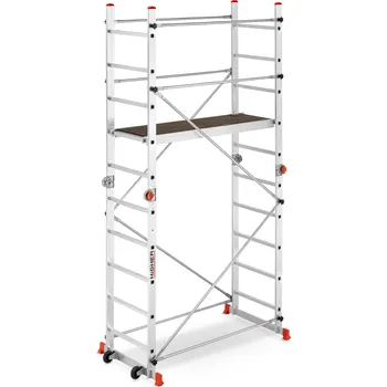 Žebřík Higher S-7510-A Hliníková pracovní plošina 3,9 m