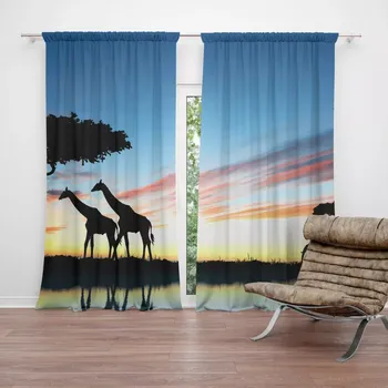 Závěs Sablio Závěs Sahara: 2ks 140x250cm