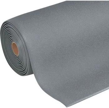 Rohožka Protiúnavová průmyslová rohož Manutan Expert s granulovaným povrchem, šířka 122 cm, metrážová, šedá