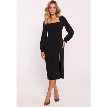 Dámské šaty NEFORMÁLNÍ šaty MOE , KLASICKÉ MIDI, VELIKO L