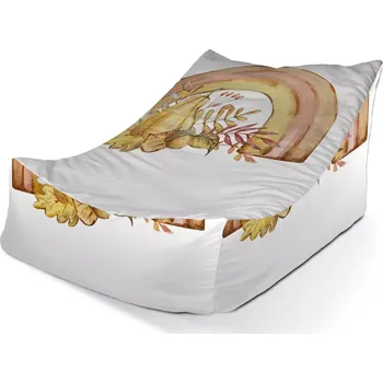 Sedací pytel Sablio Sedací vak Lounge Podzimní duha - 80 x 95 x 50 cm