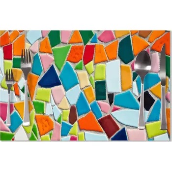 prostírání Sablio Prostírání Barevná mozaika: 40x30cm