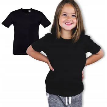 Chlapecké tričko TH Clothes dětské tričko černé bavlna velikost 134