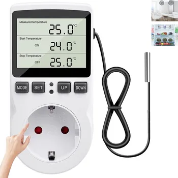 Termostat Termostat, zásuvka elektrická regulátor teploty 230V 16A