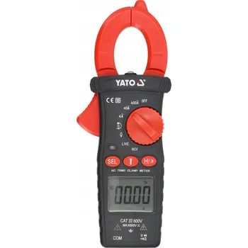Multimetr Klepšťový multimetr Yato TRUE RMS AC 600A
