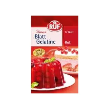 Plátková želatina - červená - RUF