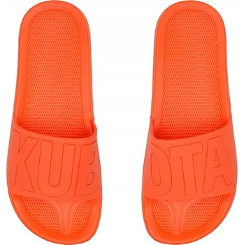 Dámské pantofle DÁMSKÉ NAZOUVÁKY K BAZÉNU BASIC 2.0 PLAIN KUBOTA 39 ORANŽOVÉ GUMOVÉ 39