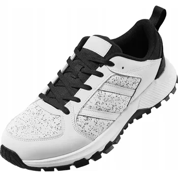 Moto obuv Tréninkové boty velikosti 42 široké, lehké a pohodlné, bílé boty pro každodenní nošení