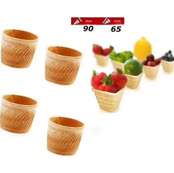 Jednorázové nádobí ID_991 40x kelímek vafle na zmrzlinu dezert ZMRZLINA