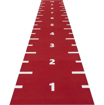 Zátěžová podložka Sprint Track; Heavy Start & Finish, značky po 1bm, čísla, tl. 13 mm, červená, 1 m²