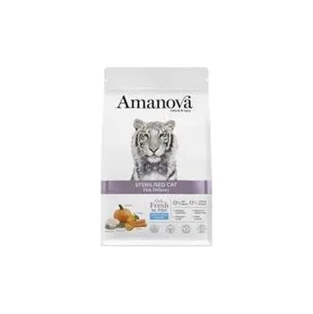Krmivo pro kočku Amanova Cat Sterilised White Fish & Pumpkin GF 4 kg