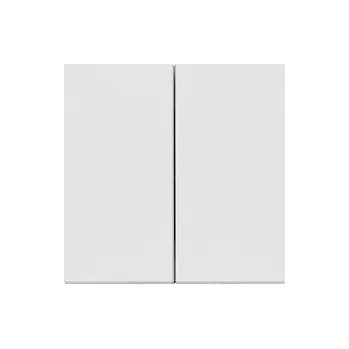 vypínač Kryt 2 násobný bez piktogramu, k přístrojům SZP2M a SZW2M, Simon 55 TKZW2/X/114, šedá světlá