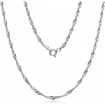 Řetízek STŘÍBRNÝ ŘETÍZEK dámský pánský SINGAPUR SN4 50 cm