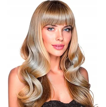 Karnevalová paruka Widmann paruka dlouhé blond vlasy s ofinou