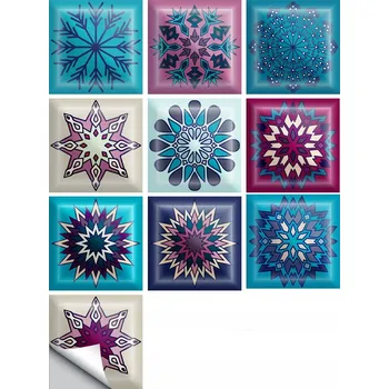 Úložný box SAMOLEPICÍ PANEL PATCHWORK PVC DLAŽDICE SADA 10 KUSŮ 20x20cm