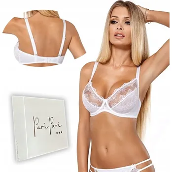 Dámské oblečení Měkká podprsenka Cassi PariPari bílá 100C