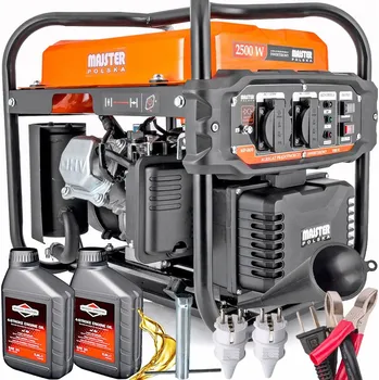 Elektrocentrála Přenosná elektrocentrála jednofázová Majster Polska 2500 W benzínová