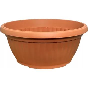 Květináč Květináč plast oranžový Prosperplast 35 cm x 35 cm x 15 cm