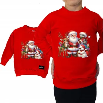 Pánská mikina Mikina Červený Mikuláš Sob 152/158