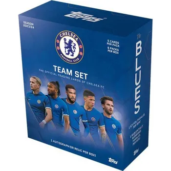 Karetní hra 2023/24 Topps Chelsea Team Set Box