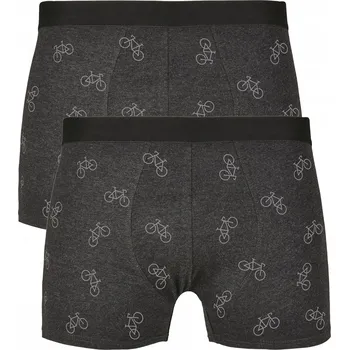 Boxerky Pánské boxerky s motivem kol – 2 kusy v balení – ideální jako dárek L grafitové