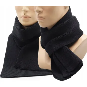 Šála Pako Jeans šála černá 156 cm - unisex