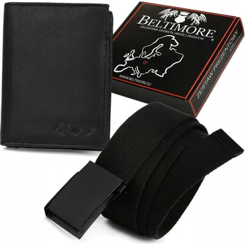 Peněženka Beltimore pánská peněženka z pravé kůže černá - muž
