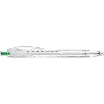 Propiska z RPET 15 BARREL LEFT HANDED, 7x45mm Tamponový tisk, 1 barva