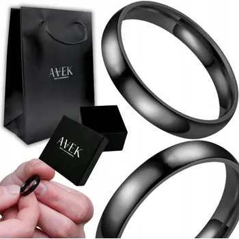 Prsten PÁNSKÝ PRSTEN PECETNÍ PRSTEN OCELOVÝ ČERNÝ ČERNÁ BARVA JAKO DÁREK TENKÝ 20