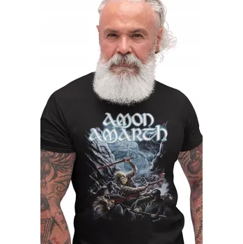 Pánské tričko AMON AMARTH TRIČKO TRIČKO ČERNÉ DEATH METAL ROCK VIKING L