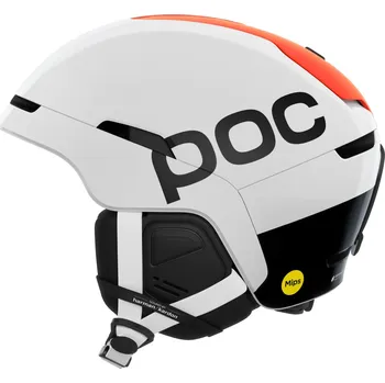 POC Obex Connect - Hydrogen White/Fluorescent Orange AVIP 55-58