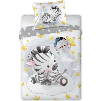 Povlečení Dětské povlečení do postýlky 100/135 cm - zebra