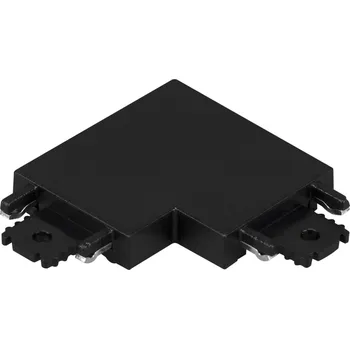 Bodové svítidlo BRILONER Rohová spojka lištový systém 48V DC 90 st., nízkonapěťový, 1-fázový, přisazený, černá 8029005