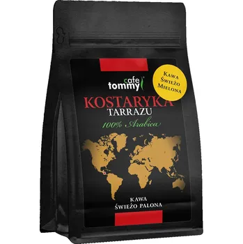 Káva Mletá káva 250g 100% Arabica Čerstvě pražená Kostarika Tarazzu Tommy Cafe
