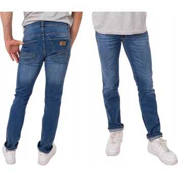 Pánské džíny Džíny Modré Pánské Slim Fit Texasy HUNTER 110/7 W37 L30