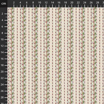 Free Spirit William Morris Bedford Park 141.IVORY vícebarevná bavlněná látka