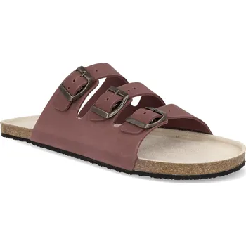 Dívčí obuv Barefoot pantofle Natural barefoot - Salza Wine vínové Velikost: 39