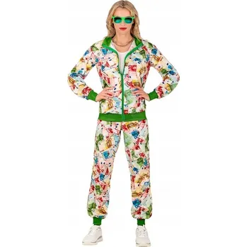 Karnevalový kostým TEPLÁKOVKA KOSTÝM OUTFIT DISCO PÁRTY 80. LÉTA M