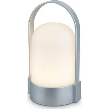 Lampička BRILONER Asa stolní lampička - 1W, 50lm, bezdrátová, LED, stmívatelné, teplá bílá, matný chrom 7544014