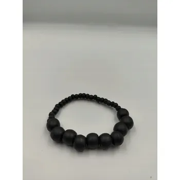 Náramek Černý dřevěný náramek, vzor I