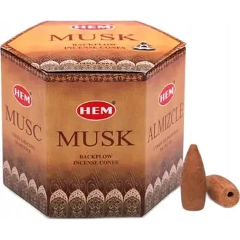 Vonná tyčinka Indické vonné tyčinky backflow Pižmo, HEM