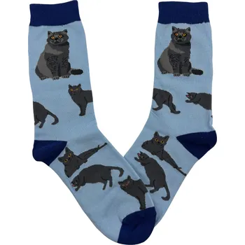 Pánské ponožky Modré ponožky Britská kočka