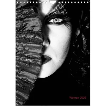 Diář Woman 2026 (Wandkalender 2026 DIN A4 hoch), CALVENDO Monatskalender: black and white. DE – Calvendo,Madeleine Engels (DE)