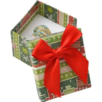 Dárková krabička Šperky4U Vánoční dárková krabička na prsten - KR0276