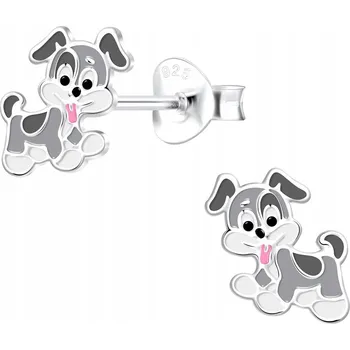 Náušnice NÁUŠNICE PEJSCI PSY 925 PRO DÍVKU